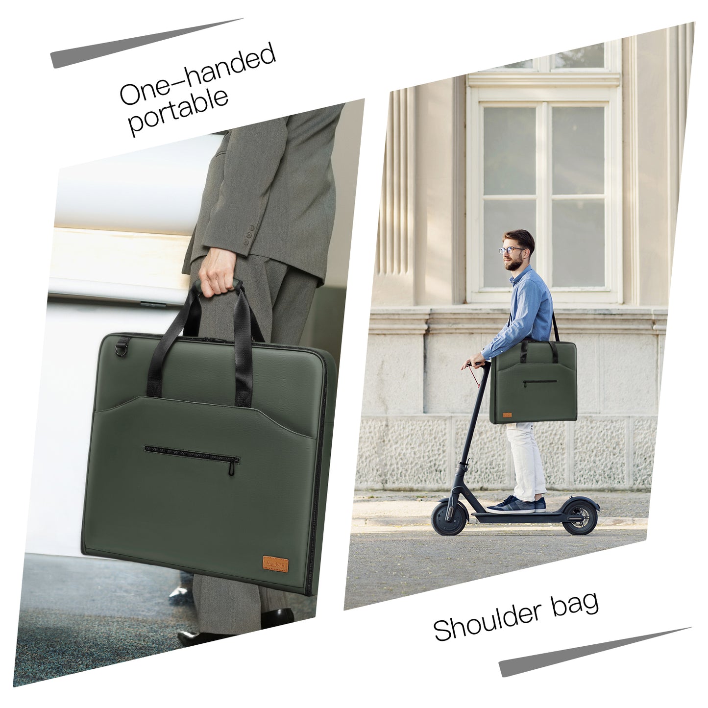 Garment Bags for Travel,Moulyan Carry on Garment Bags for Hanging Clothes Travel,Waterproof Suit Bag with Straps for Men Women Black