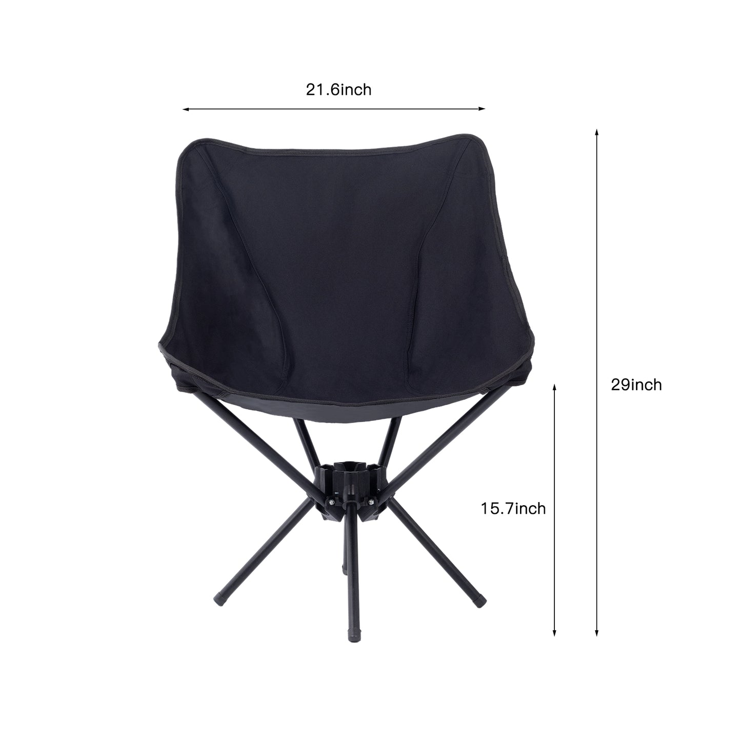 Moulyan Portable Camping Chairs,Lightweight Folding Camping Chairs with Storage Bag,Backpacking Chair for Outside Camping, Hiking, Travel, Beach and Sports
